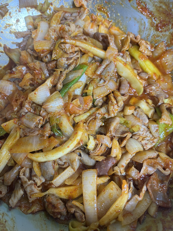 직화곱창볶음
