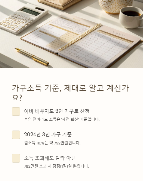가구소득 기준 제대로 알고 계신가요