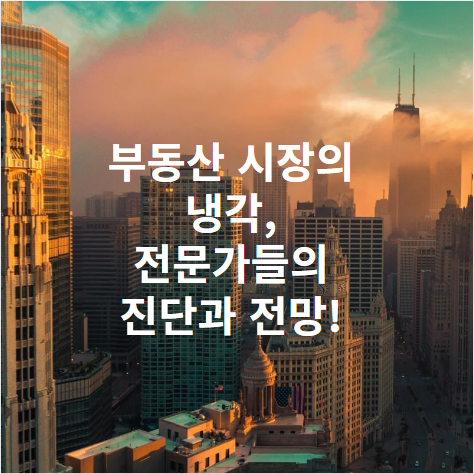 부동산 시장의 냉각, 전문가들의 진단과 전망!