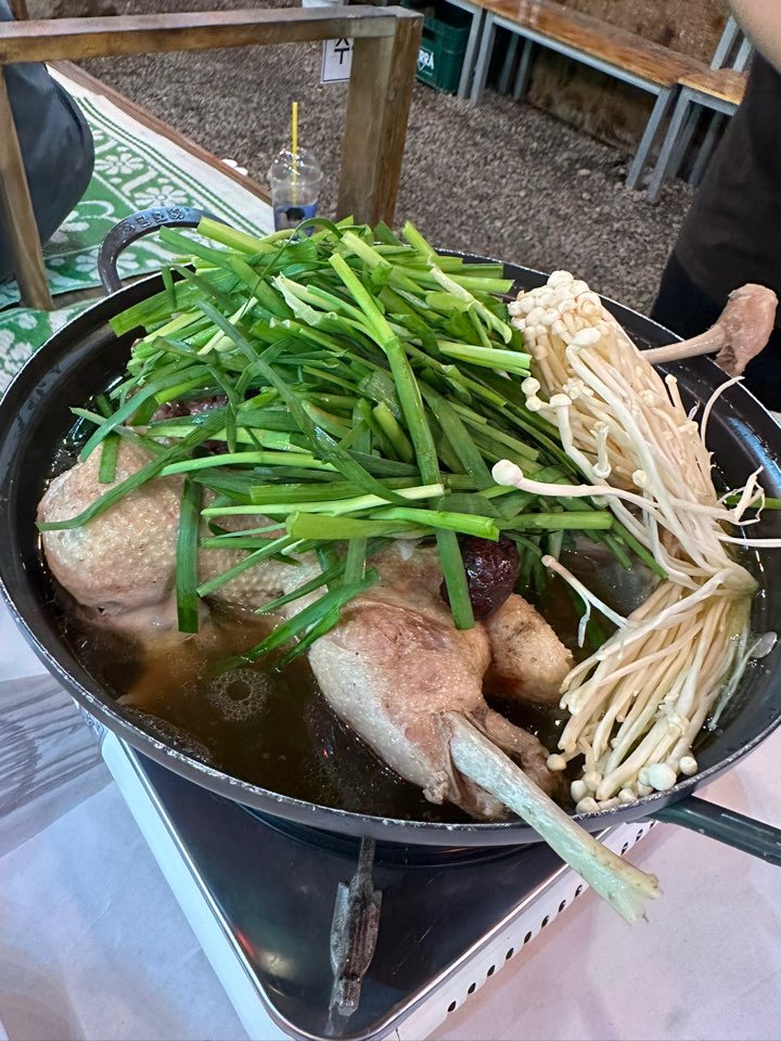 오리백숙