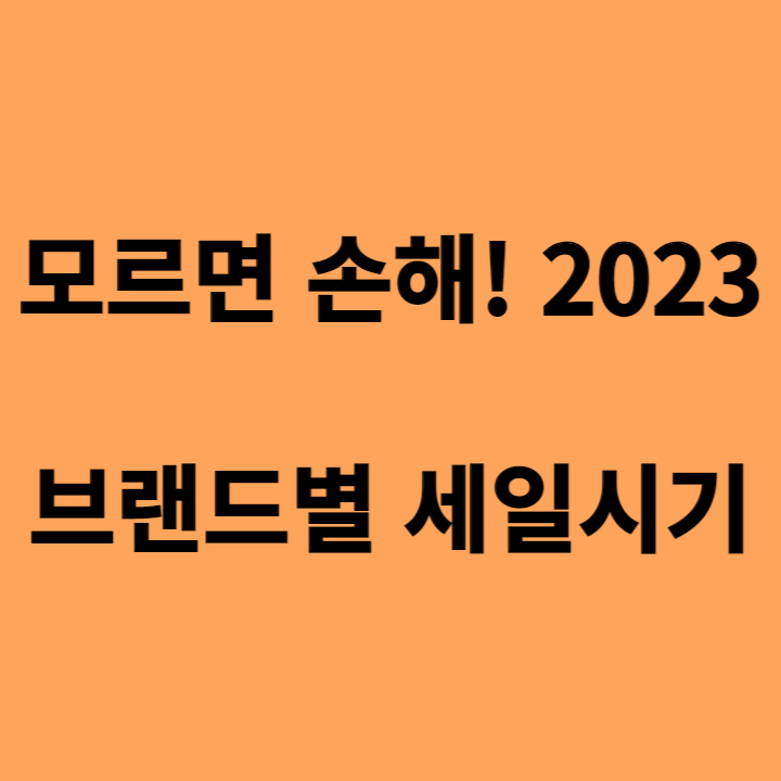 2023-브랜드별세일시기