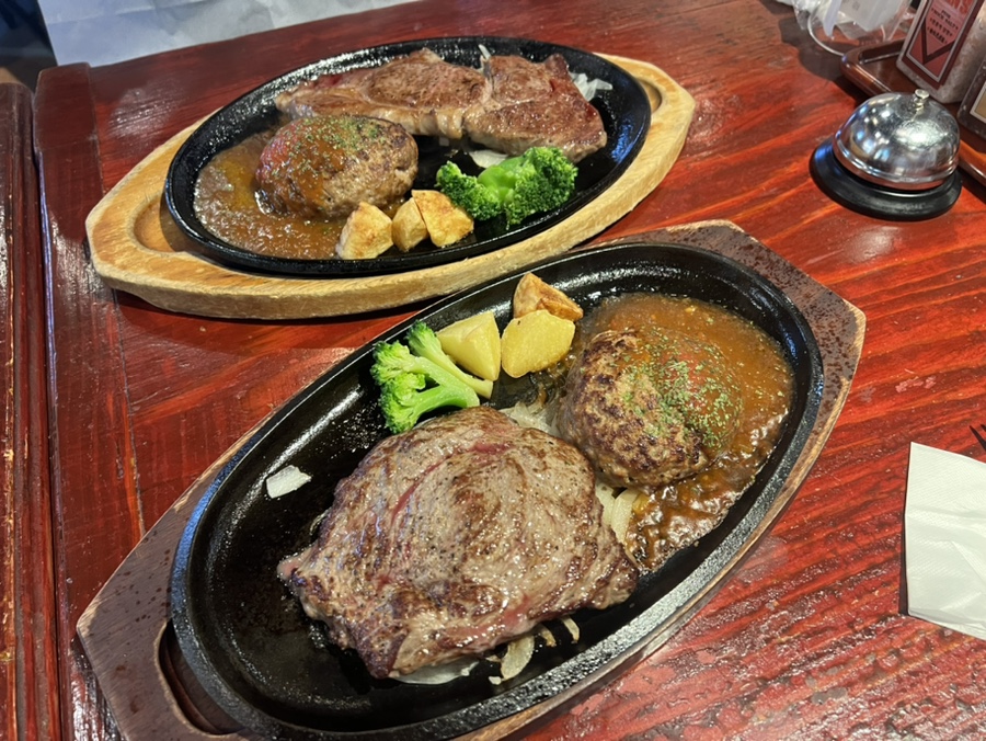 점보스테이크한스 음식