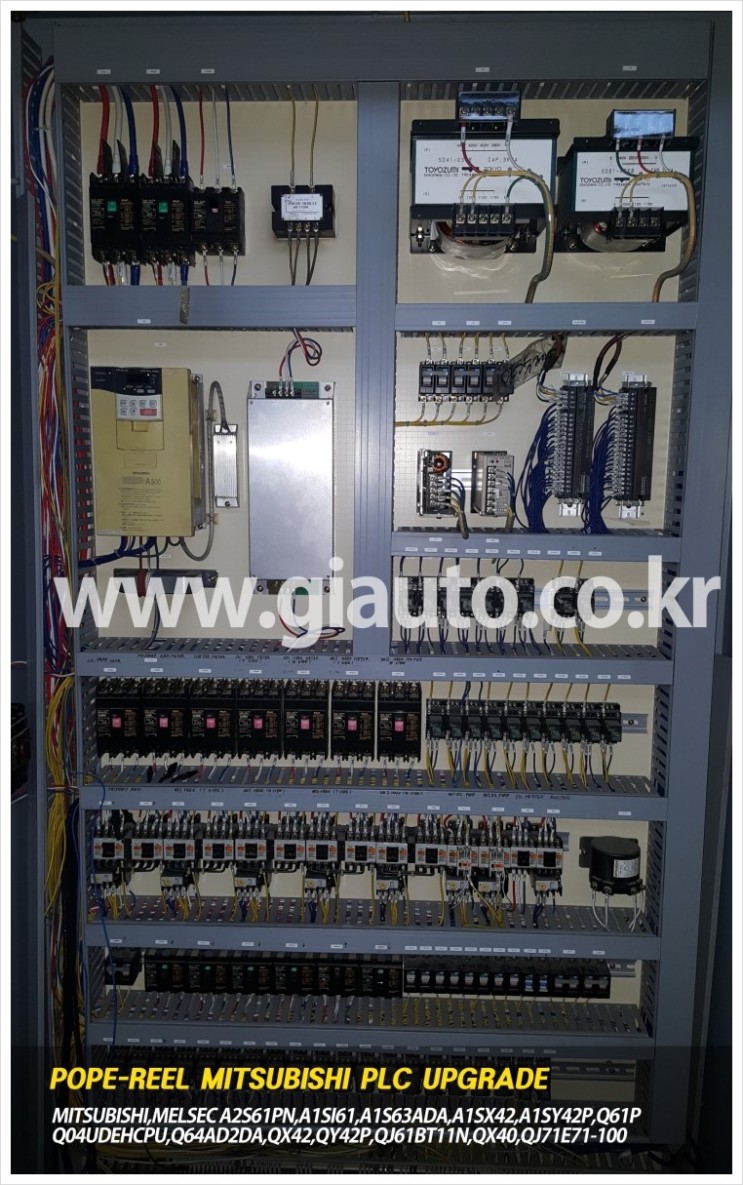 POPE-REEL MITSUBISHI PLC &amp; KEYENCE TOUCH SCREEN,MELSEC