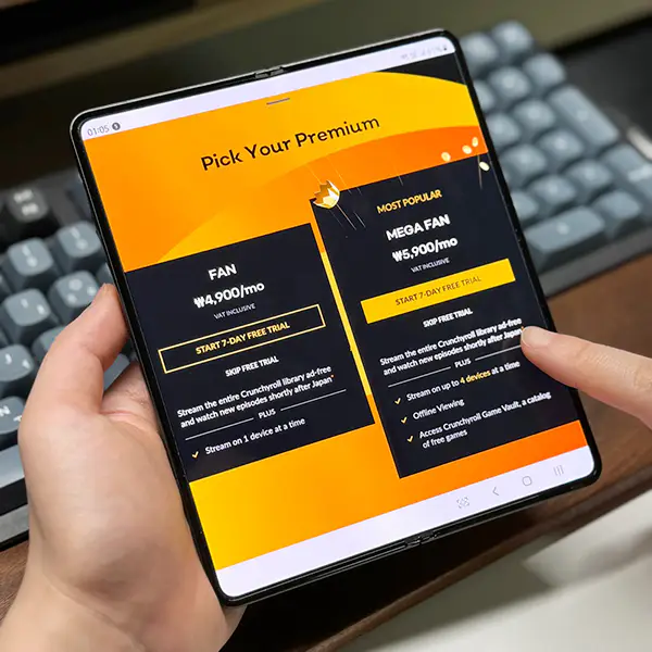 Crunchroll-요금제-가격