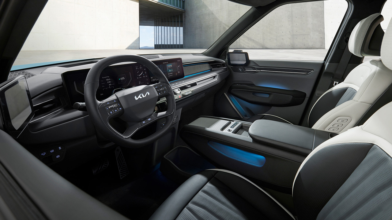 기아 EV9 내부디자인