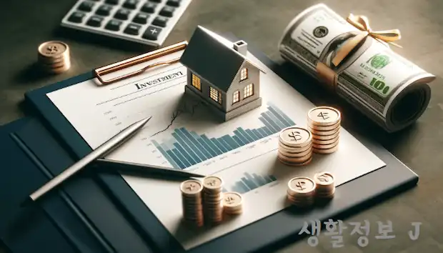 경제 불황 시 투자 다양화 이미지