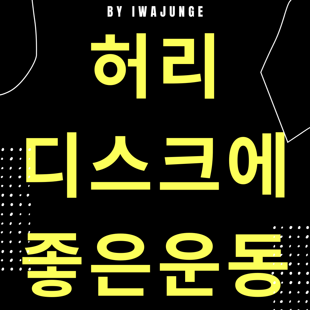 허리디스크에 좋은 운동 엄선