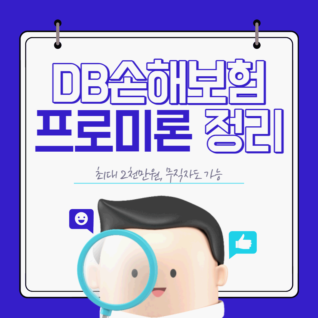  DB손해보험 Easy 프로미론 조건 및 한도, 후기