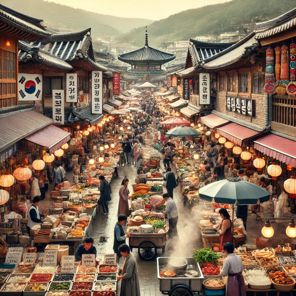 전통시장의 모습