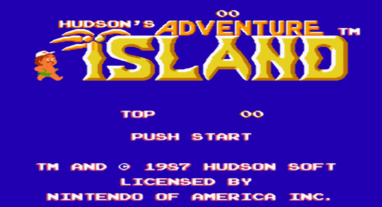  허드슨즈 어드벤처 아일랜드 Hudson's Adventure Island USA (패미컴 - FC / NES)