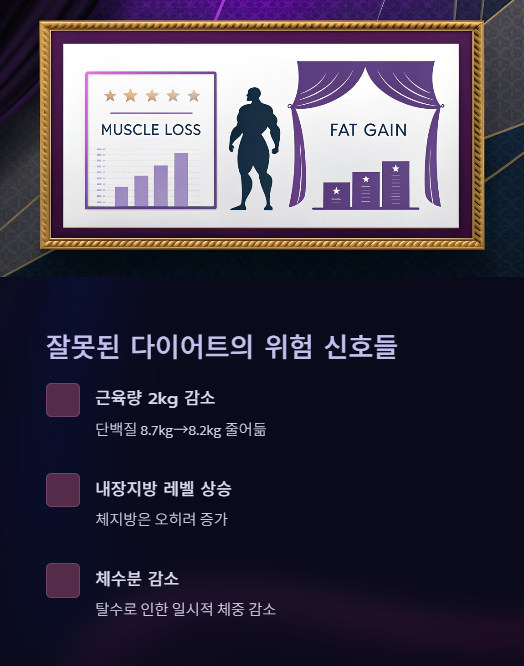 잘못된 다이어트의 위험 신호
