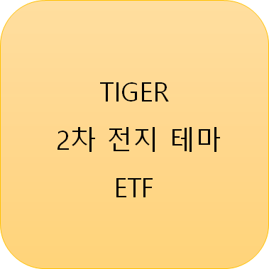  2차전지 ETF(2) : TIGER 2차 전지 테마