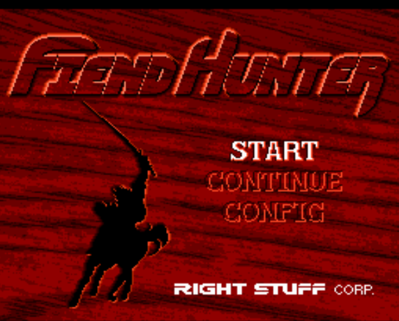  (라이트 스탭) 핀드 헌터 - フィーンドハンター Fiend Hunter (PC 엔진 CD ピーシーエンジンCD PC Engine CD - iso 파일 다운로드)