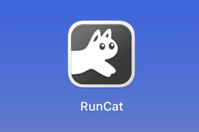 런캣(runcat) 아이콘