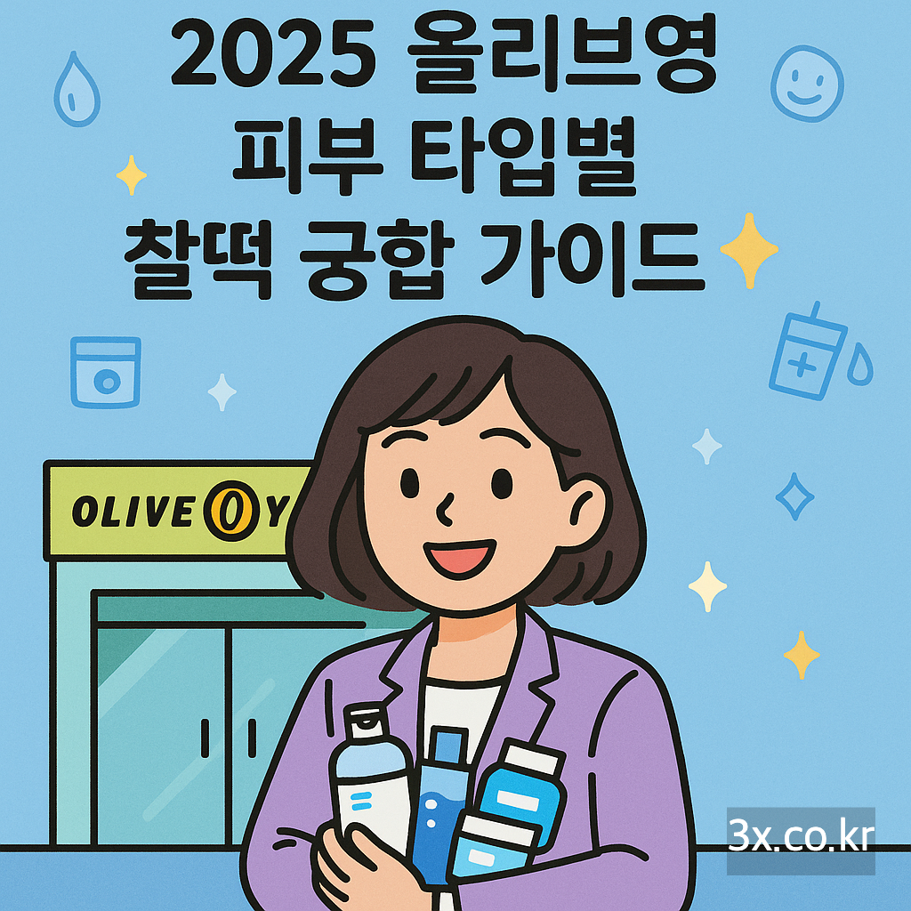 올리브영 추천템! 피부 타입별 기초 화장품 궁합 BEST 조합 (건성, 지성, 민감성)