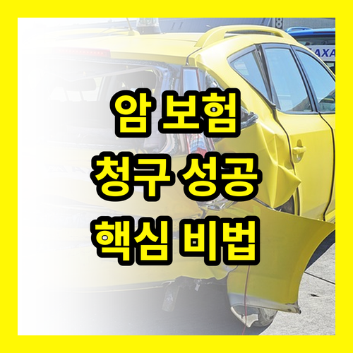 암 보험 청구, 거절 없이 한 번에 