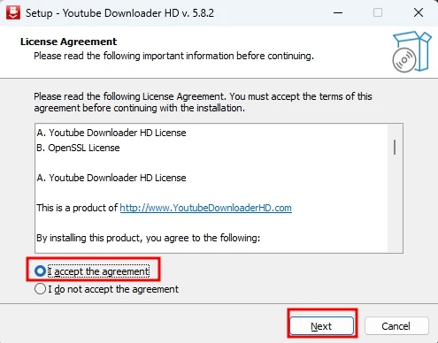 Youtube Downloader HD 프로그램 설치 과정