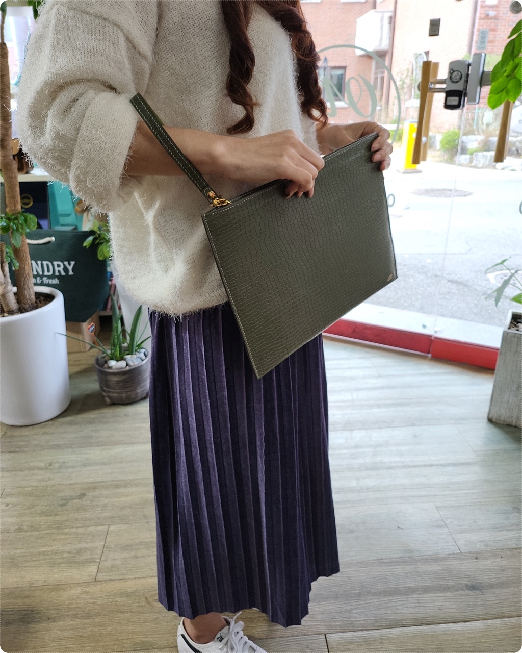  직접 주문 제작한 클러치 명품보다 퀄리티가 좋다[포항 오유가죽공방]