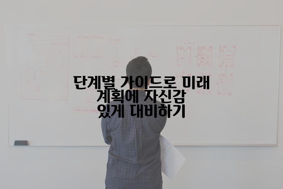 단계별 가이드로 미래 계획에 자신감 있게 대비하기