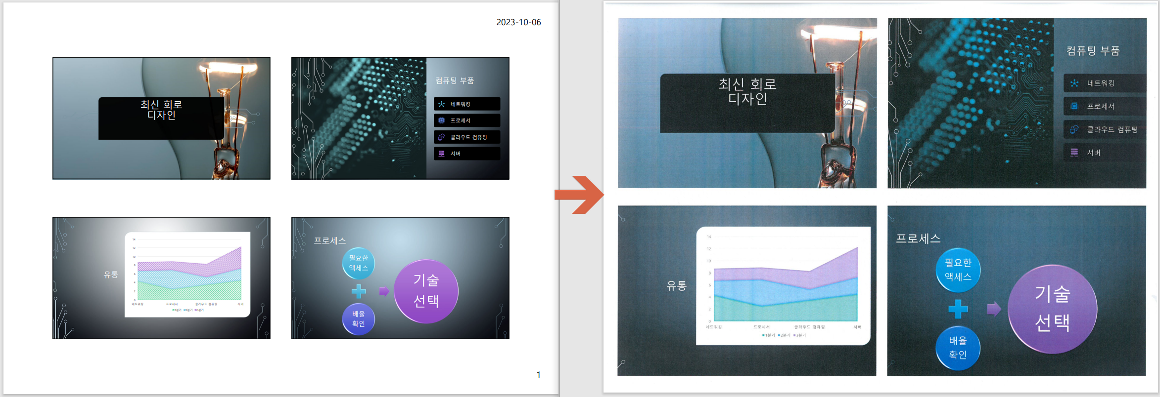  파워포인트(PPT) 여러 페이지를 한 장에 꽉 차게 여백 없이 인쇄하기(ft. 프린트 속성)
