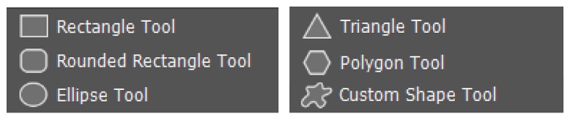 Rectangle Tool 계열