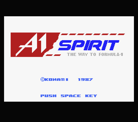  A1 Spirit The Way to Formula 1 - MSX (재믹스) 게임 롬파일 다운로드