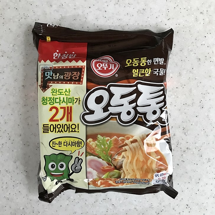  오뚜기 오동통면 솔직후기