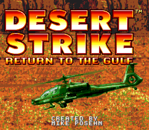  SNES ROMS - Desert Strike Return to the Gulf (EUROPE / 유럽판 롬파일 다운로드)