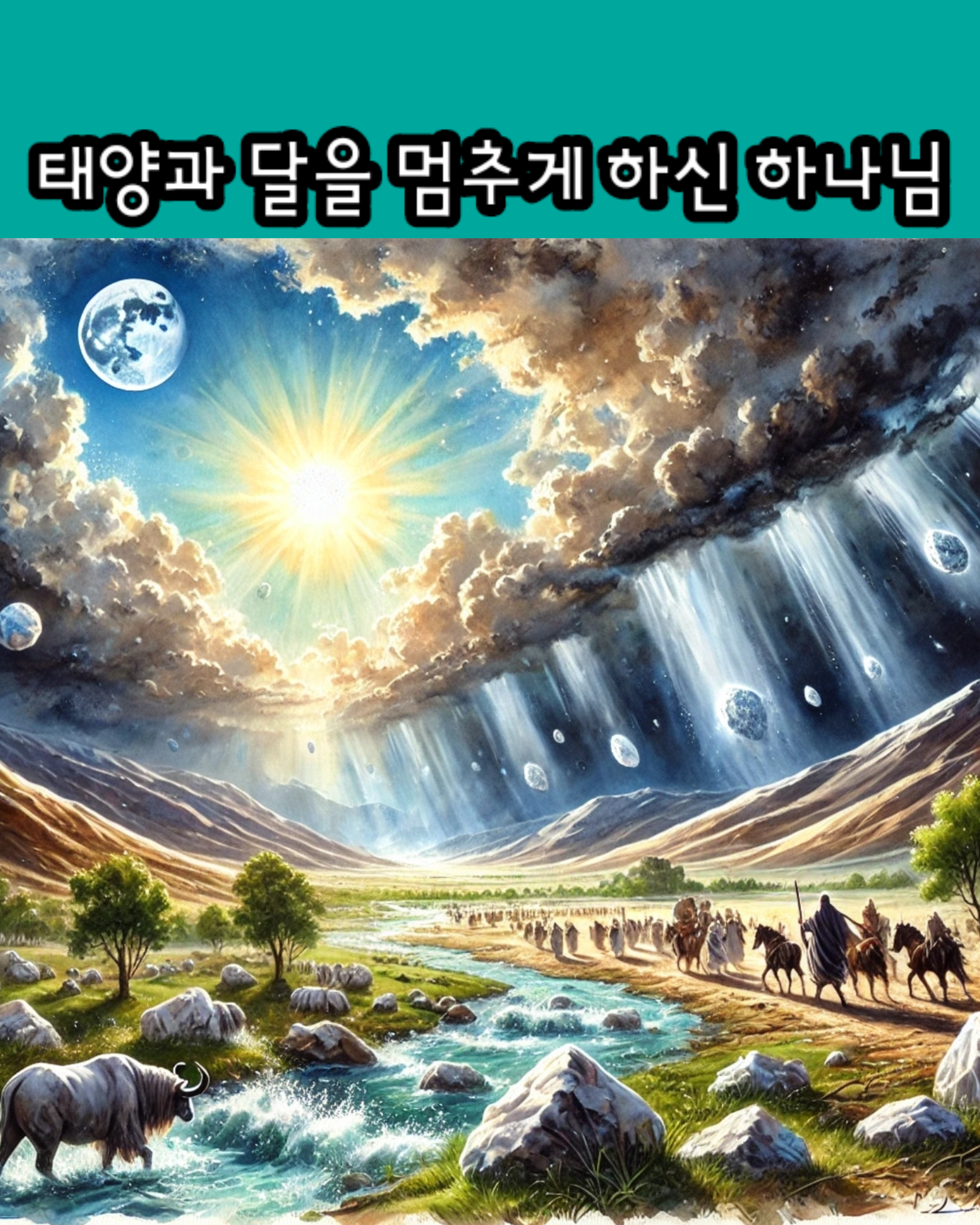태양과달 이미지