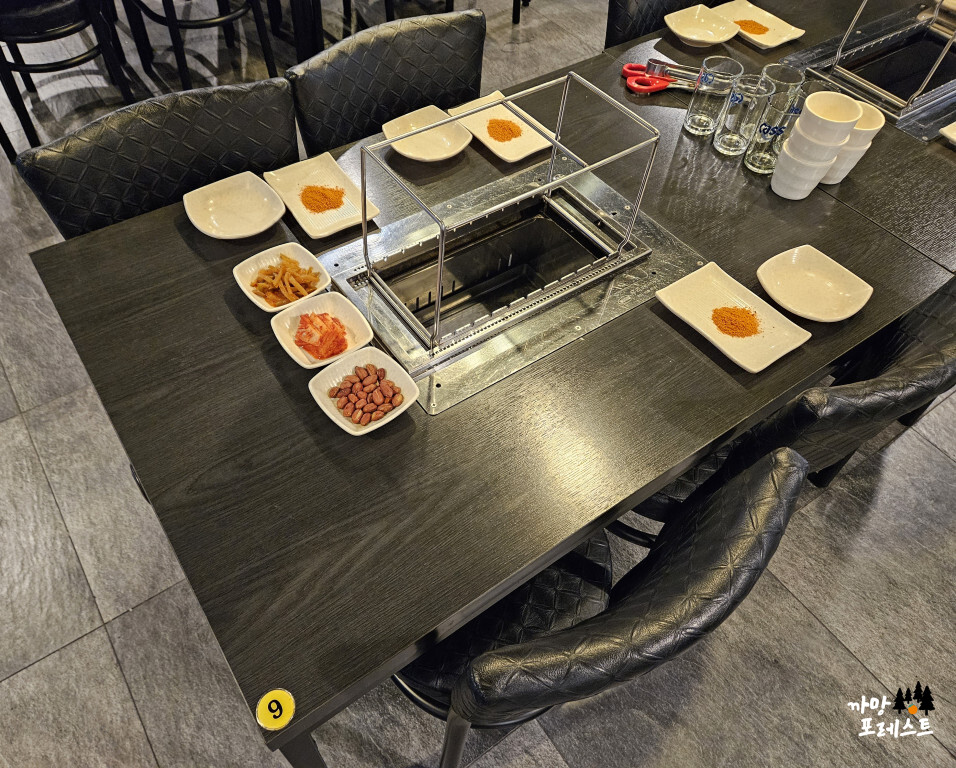 망포 미식성 테이블