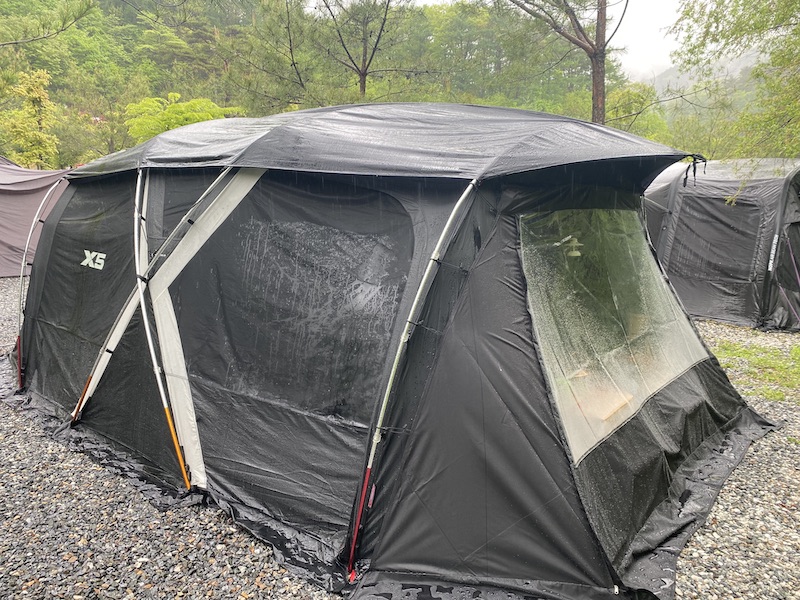 카즈미x5 텐트 풍경2