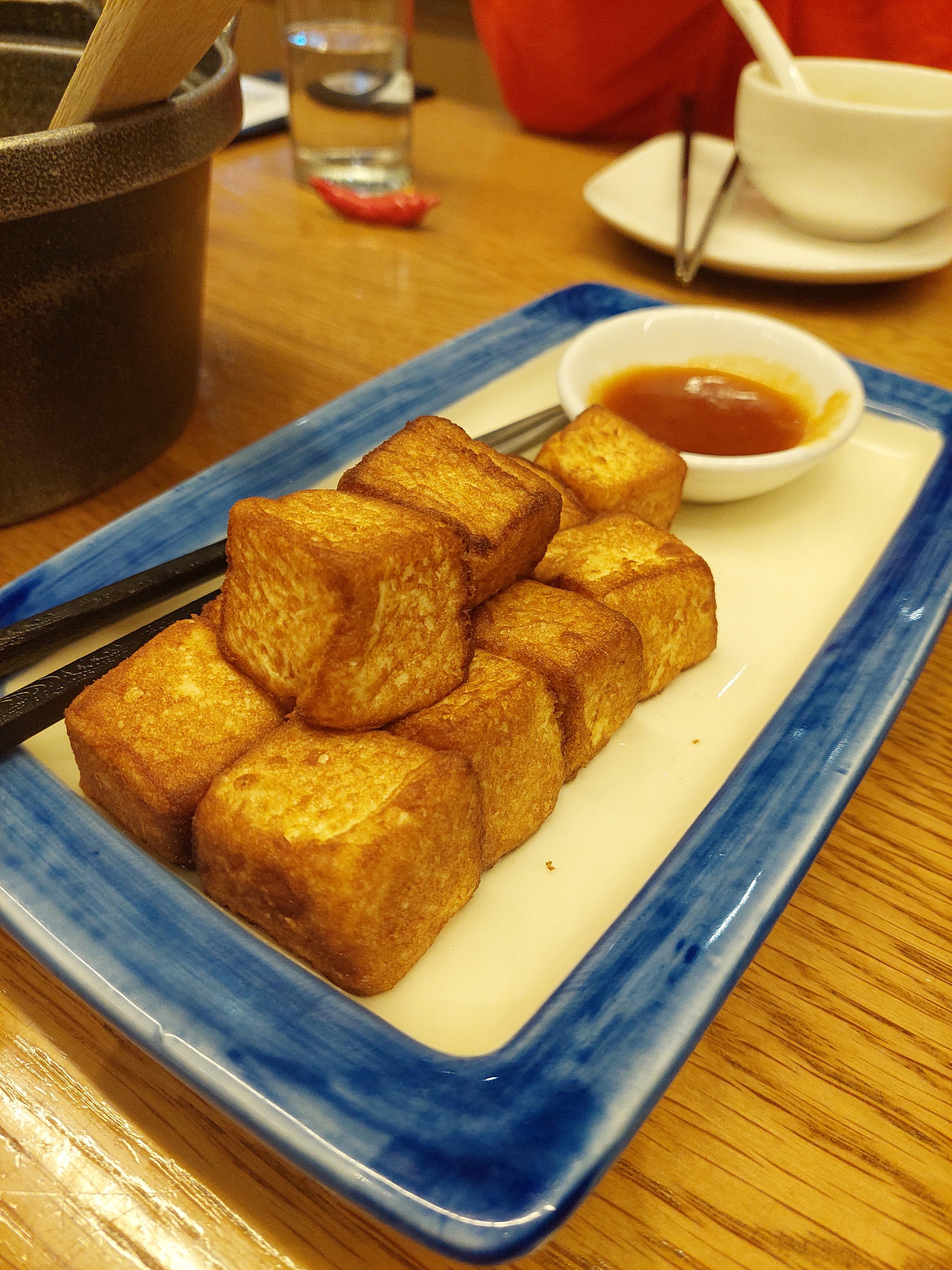 Pan fried tofu