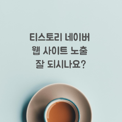  티스토리 네이버 웹 사이트 노출 잘 되시나요?