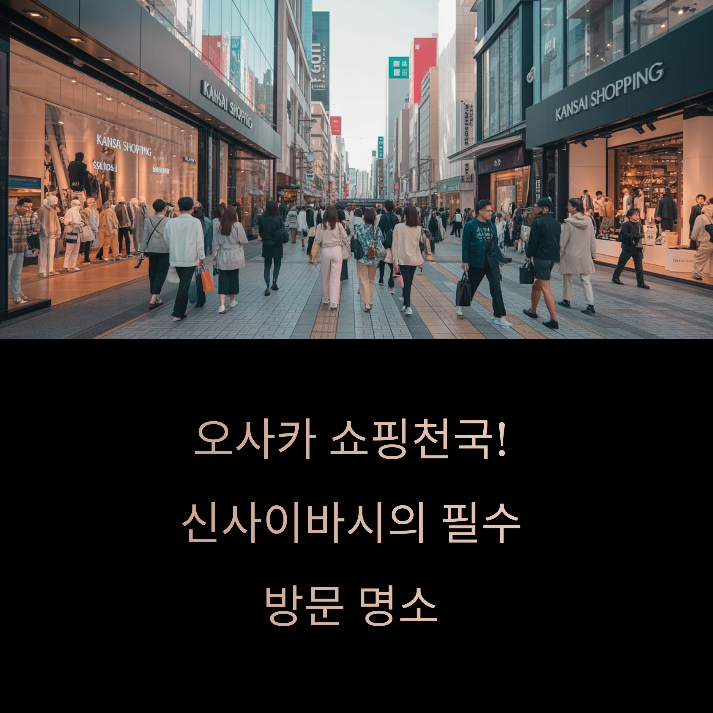 오사카 신사이바시 쇼핑 명소 총정리 – 파르코 &amp; 키디랜드 6층 완벽 가이드 (2025년 최신판)