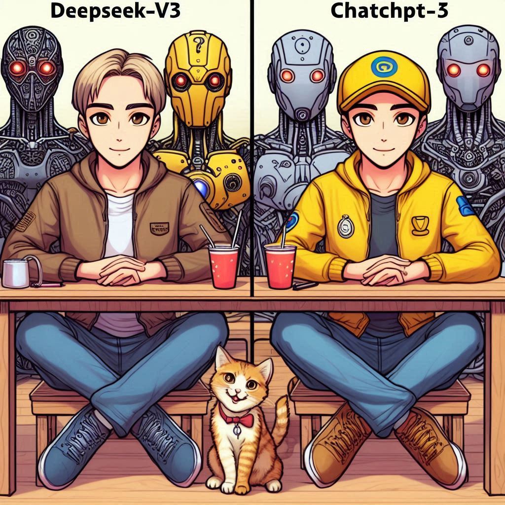 DeepSeek-V3 vs. 챗지피티(GPT-4)