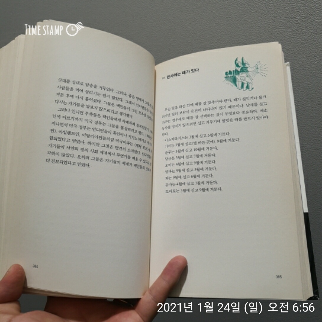  베르나르 베르베르의 상상력 사전, 때