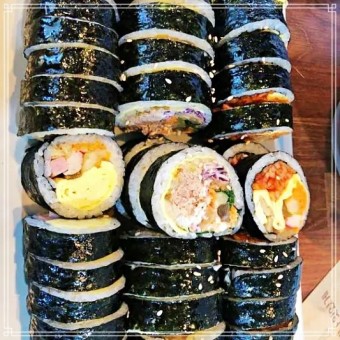 멸치씨앗김밥 매콥어묵김밥