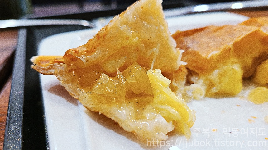 누리달아흐레-120겹파이-애플파이-애플잼-모짜렐라-치즈