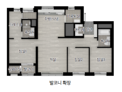 이편한세상 부평역 센트럴파크 평면도