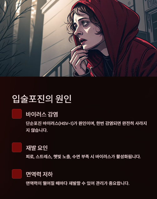 입술포진의 원인