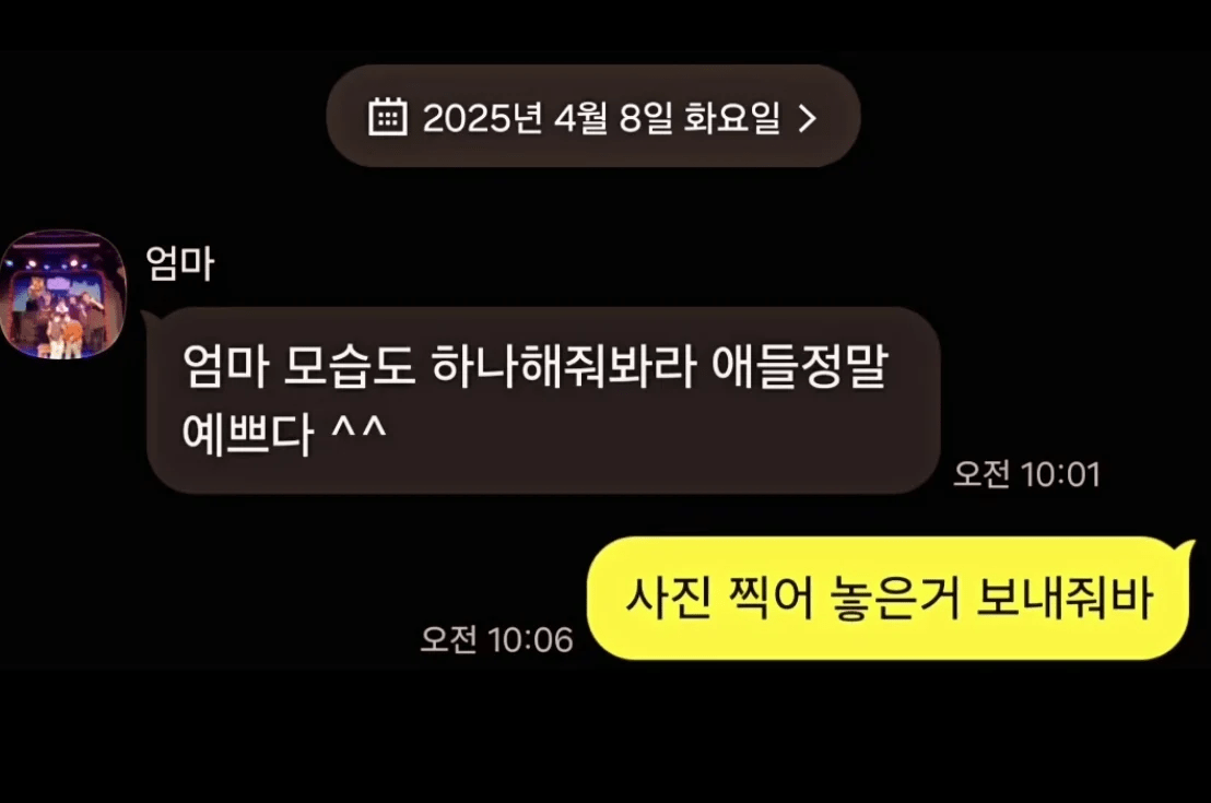 지브리 프사를 원했던 엄마