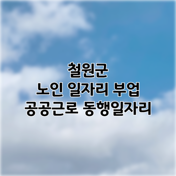 철원군 일자리