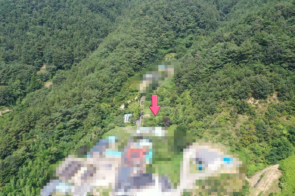  매매완료 경남고성부동산(토지) 회화면 산아래 골짜기 마을 맨윗쪽 전원주택지 1248(377) 땅 매매