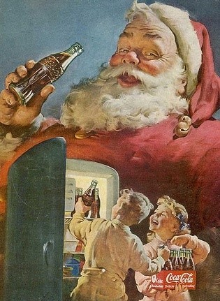 코카콜라 산타 광고