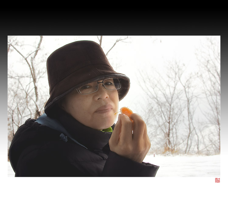  오랜지 한 알....