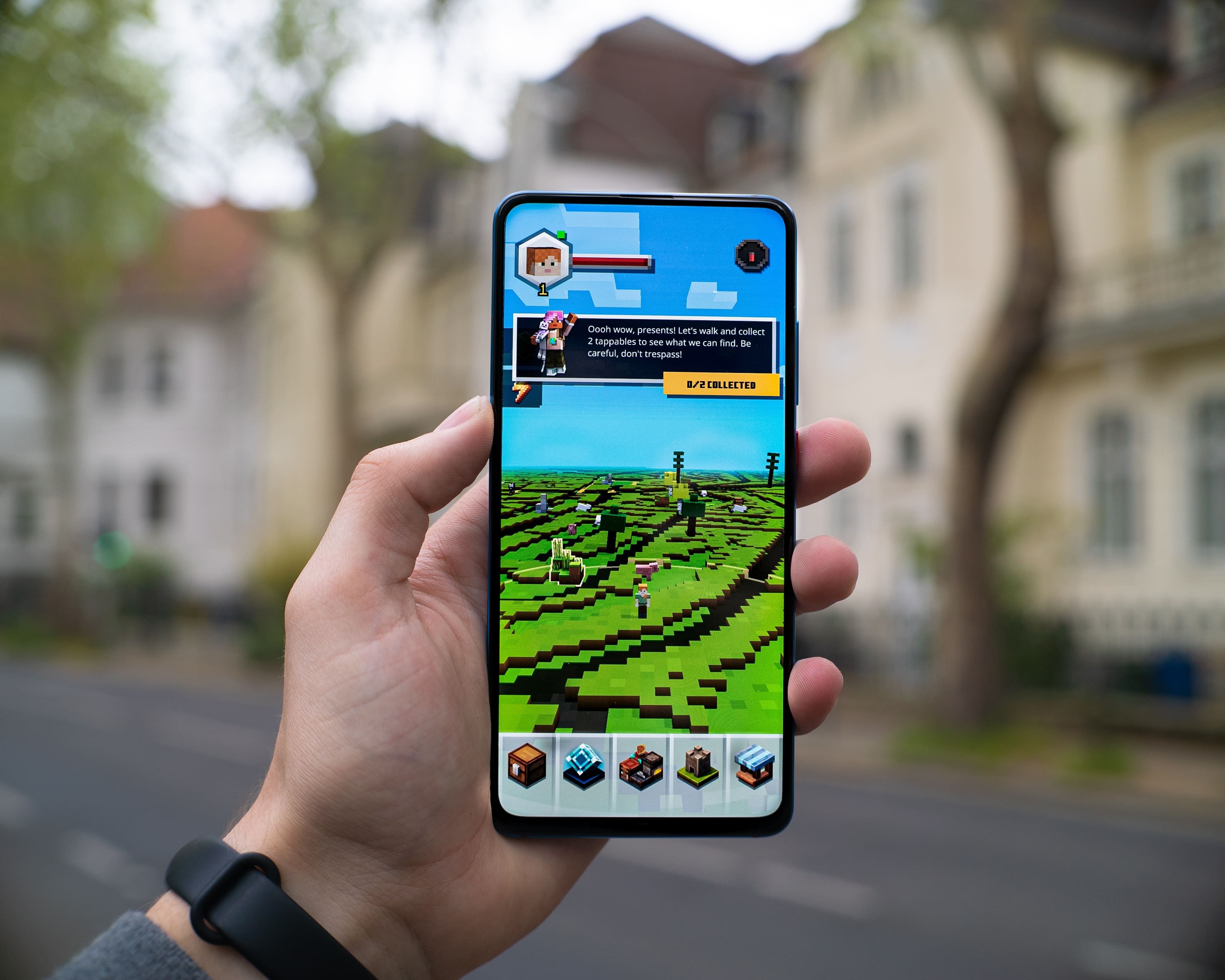 AR-based smartphone game