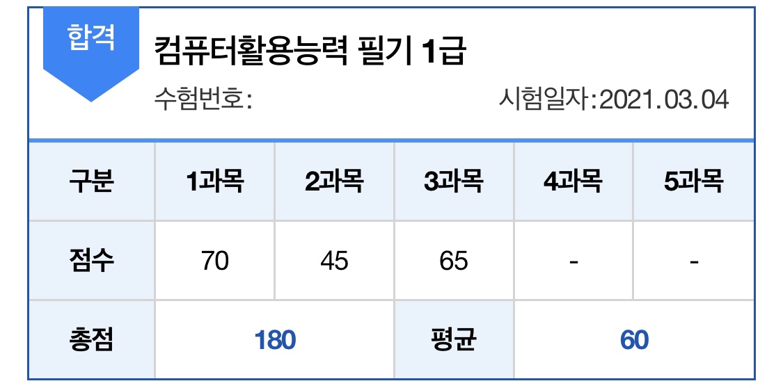  컴퓨터활용능력 필기 1급! 2일 벼락치기합격하는 법