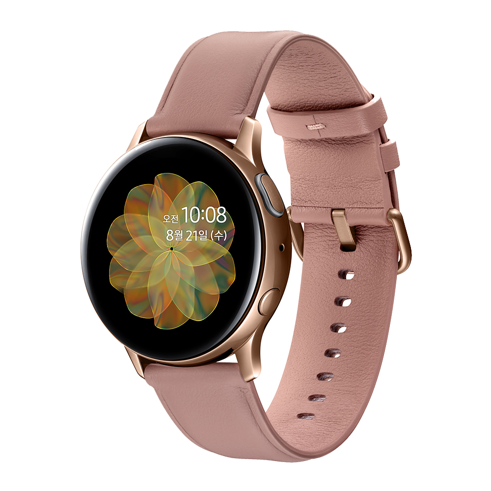  삼성전자 갤럭시워치 액티브2 스테인리스 40mm, SM-R830NSDAKOO, 골드