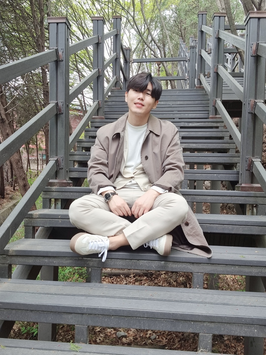  봄/가을코디 - 트렌치코트 입기
