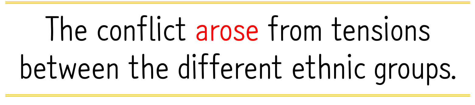 arise 예문-2
